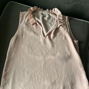 Michael Kors Soft Pink Sleeveless Blouse